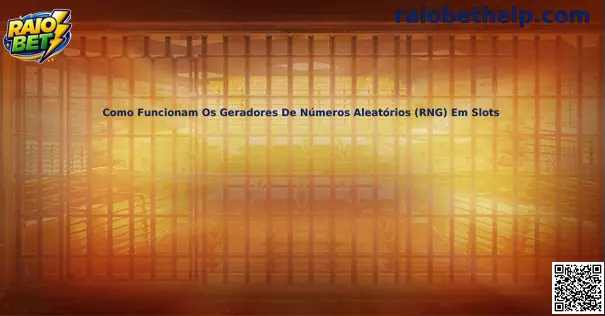Representação do funcionamento dos geradores de números aleatórios RNG em slots