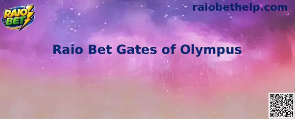 Interface temática do Raio Bet Gates of Olympus com elementos da mitologia grega