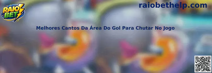 Melhores cantos da área do gol para chutar no jogo
